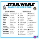 Star Wars Name Generator