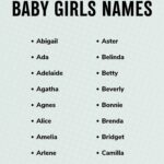 Top 50 Vintage Girl Names (Timeless Classics)