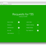 Cash app names to request money from