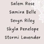 Girl Names That Start with S